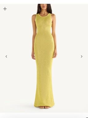 Asta Resort Natalia Dress Chartreuse